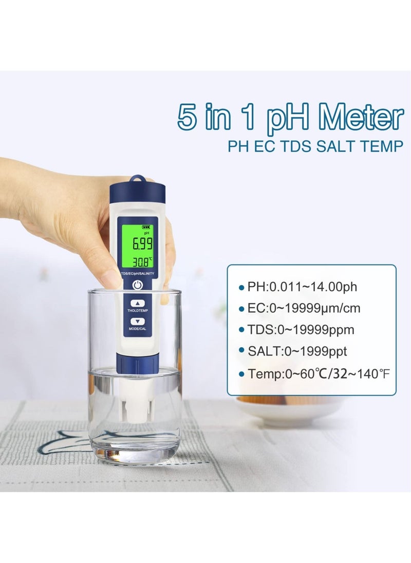 Y&D Tester for Water Digital PH Pen 0.01 High Accuracy Testing Kits Household Drinking Pool and Aquarium  - Image 2
