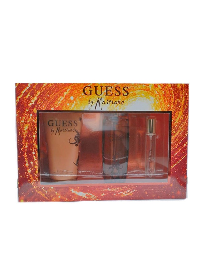 Guess By Marciano Women Set Edp 100Ml+ 15Ml Travel Spray + 200Ml Bl (New)