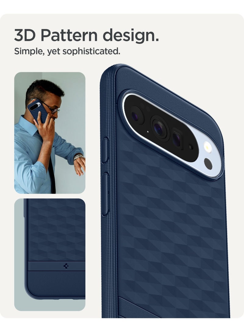 Spigen Parallax MagFit for Google Pixel 10 Pro XL MagSafe Case Cover [Pixelsnap and MagSafe compatible] - Midnight Blue - Image 4