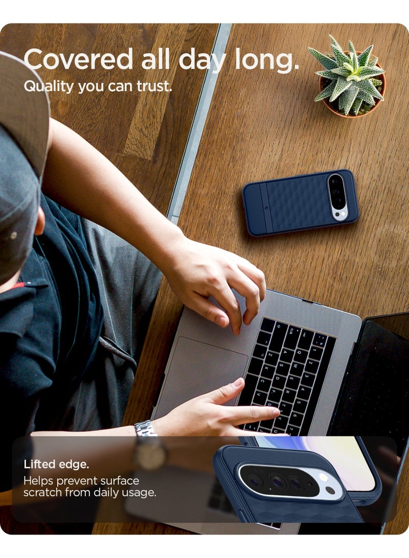 Spigen Parallax MagFit for Google Pixel 10 Pro XL MagSafe Case Cover [Pixelsnap and MagSafe compatible] - Midnight Blue - Image 5