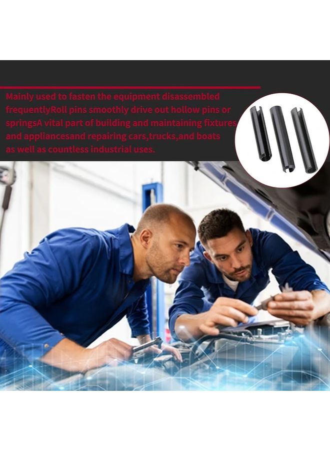 326pcs SAE Slotted Spring Pin Set Durable Steel Assorted Sizes For Home And Auto Repair - Image 5