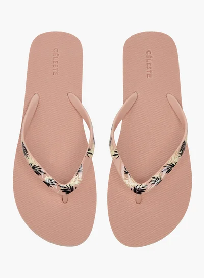 Celeste Women's Printed Slip-On Thong Slippers
