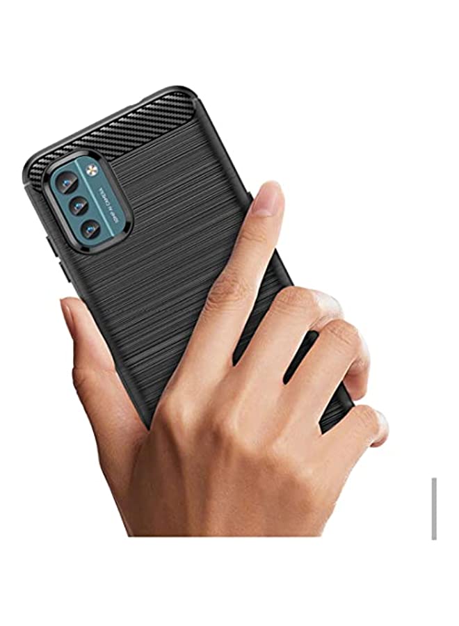 erorex Nokia G21 Carbon Fiber Brushed TPU case G21/G11 Anti-Slip Dust-resistant Shockproof Back cover for Nokia G21 / G11 - Image 1