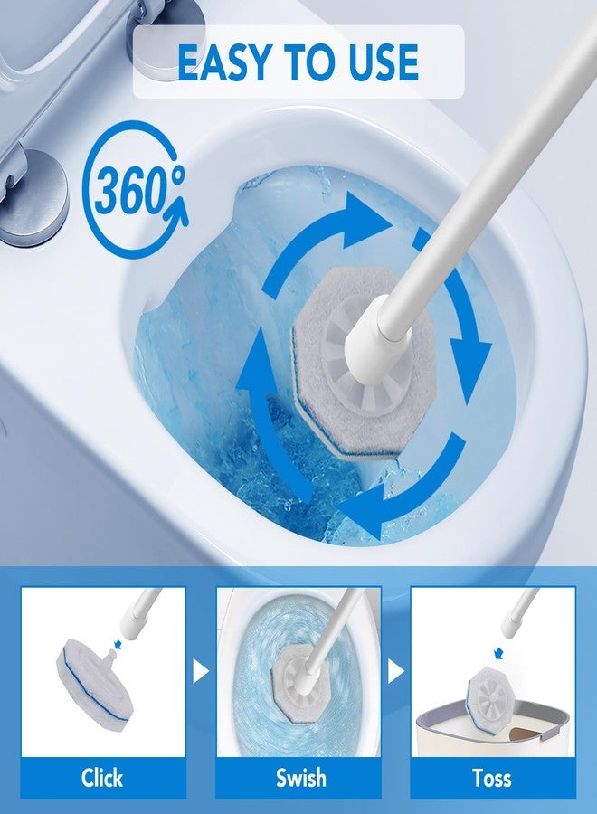 GPODCVBZ 50 Count Toilet Bowl Wand Refills for Clorox, Upgrade Replacement Heads, Compatible with Clorox Toilet Wand Refills for Efficient Cleaning - Image 5