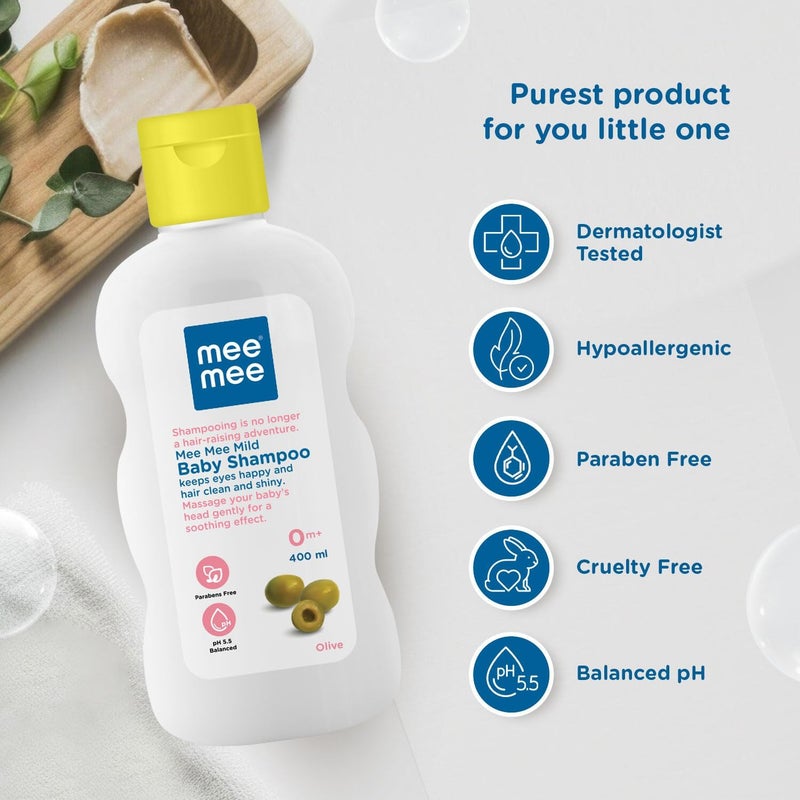Mee Mee Mild Baby Shampoo With Fruit Extracts, 400 ml - Image 4