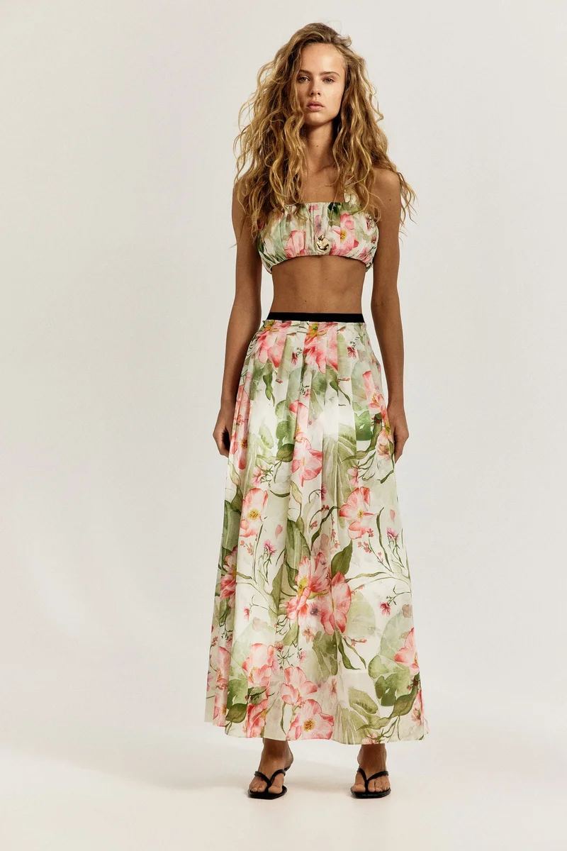 H&M Pleated crop top