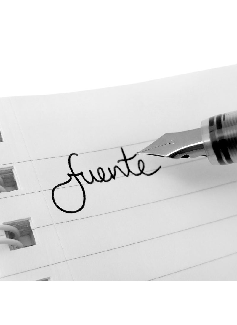 ZEBRA ZEBRA Fuente - Disposable Fountain Pen - Black Ink - Pack of 6  - Image 3