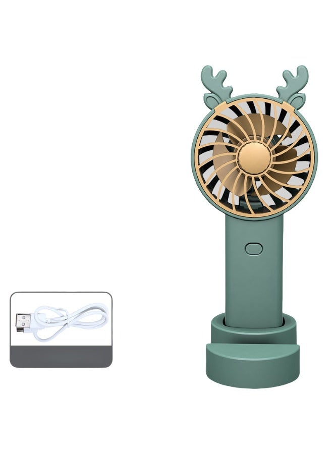 Nariele New USB Deer Phone Stand Handheld Fan