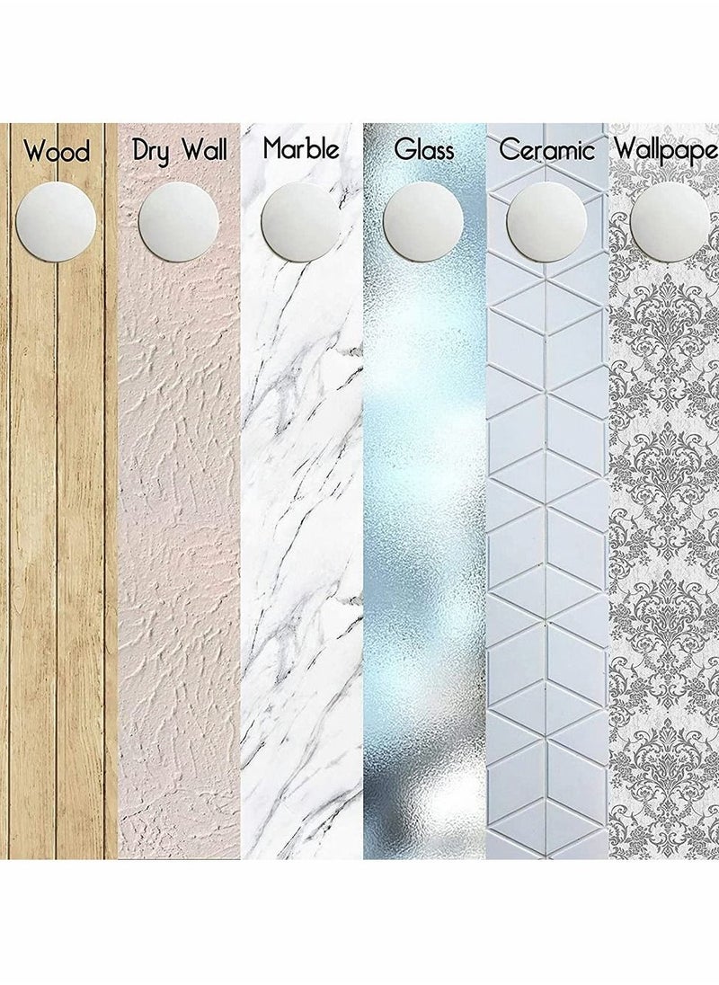 Door Stopper Wall Protector Large with Strong 3M Adhesive - Quiet and Shock Absorbent Silicone Wall Protectors from Door Knobs - Discreet Door Bumper to Protect Every Wall Surface - Image 4