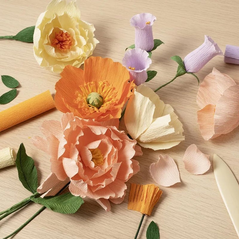 Artzone Floral Stem Wire Set for Flower Making – Gold, Silver, Green Pack of 25 Each - Image 2