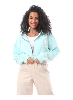 Cropped Fitted Hoodie -Mint - pzsku/Z691BEEDCA036072416B0Z/45/_/1702466304/38ab147a-a5d6-4074-a8cc-54db1380164a