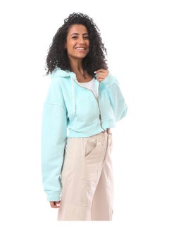 Cropped Fitted Hoodie -Mint - pzsku/Z691BEEDCA036072416B0Z/45/_/1702466305/749541cf-ea50-4800-9a5e-c044d17235b6