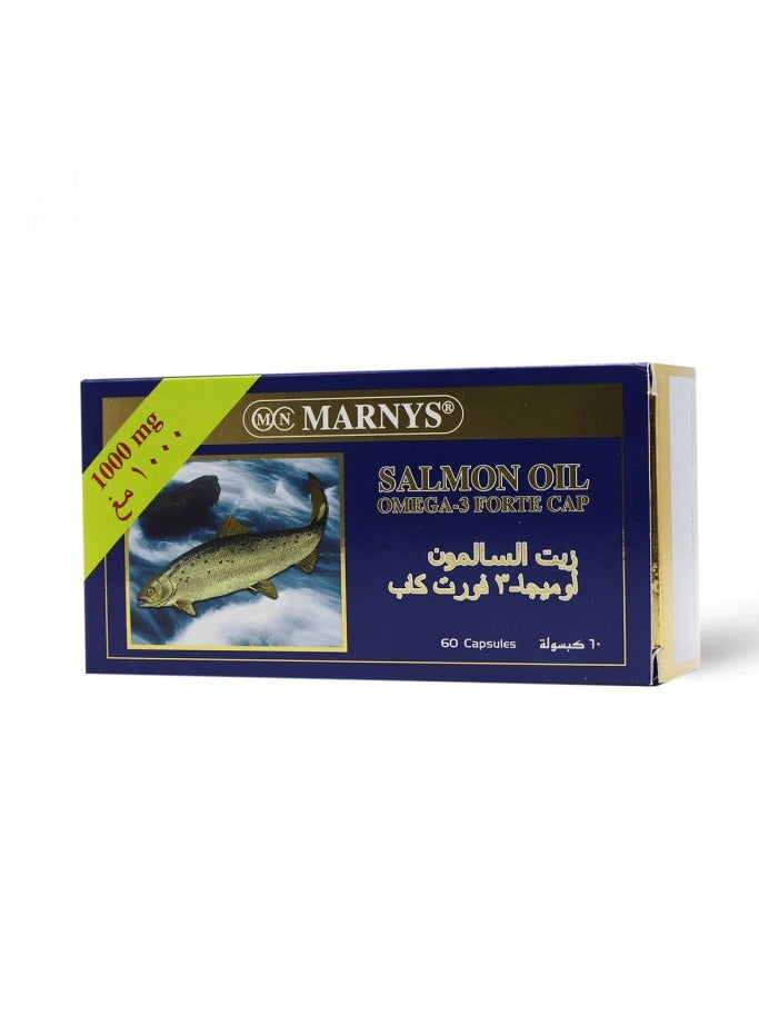 Marnys Salmon Oil Food Supplement 1000 mg - 60 Capsules - Image 5