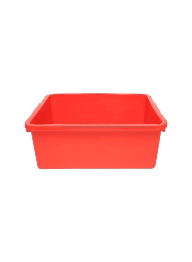 TrueCraftware- 17-5/8" x 13-5/8" x 4-7/8" Utility Kitchen Bus Box/Tub/Bin with Outer Lips- Heavy Duty Plastic Restaurant Tub/Dish Washing Box Wash Basin Tub for Kitchen Home Restaurants - Image 1