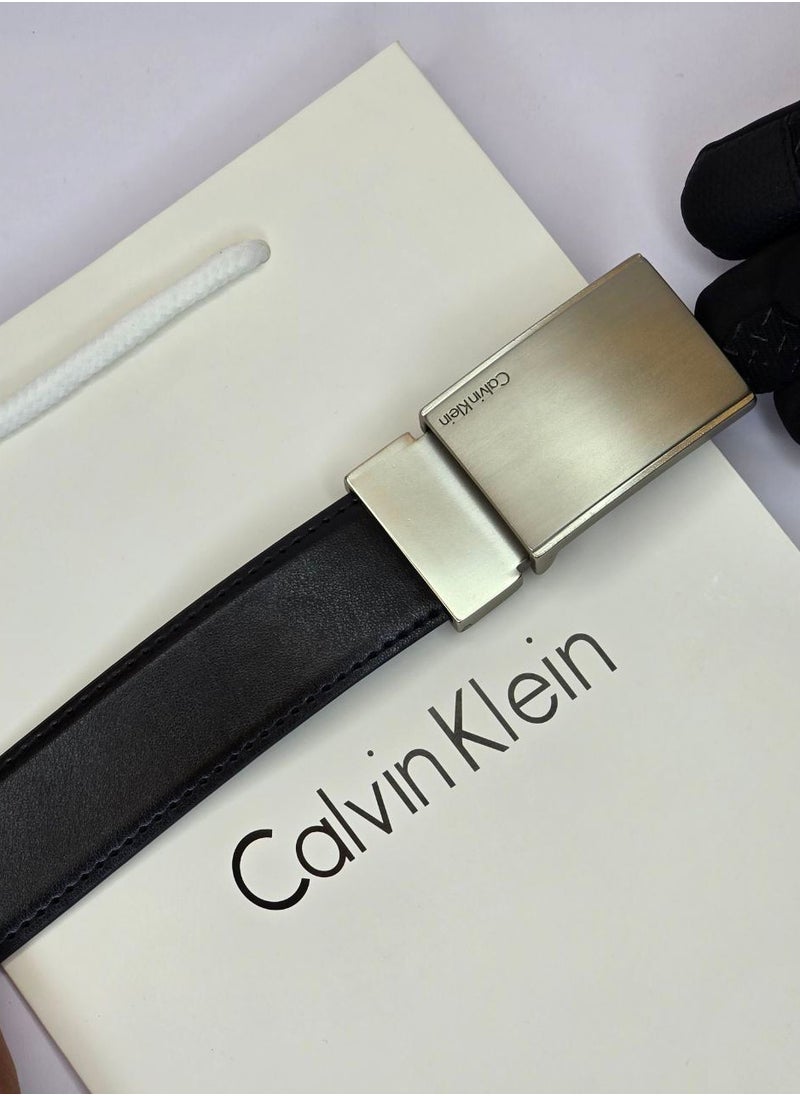 CALVIN KLEIN JEANS PLUS - Calvin Klein Black Wallet-Belt Set For Men - Image 1