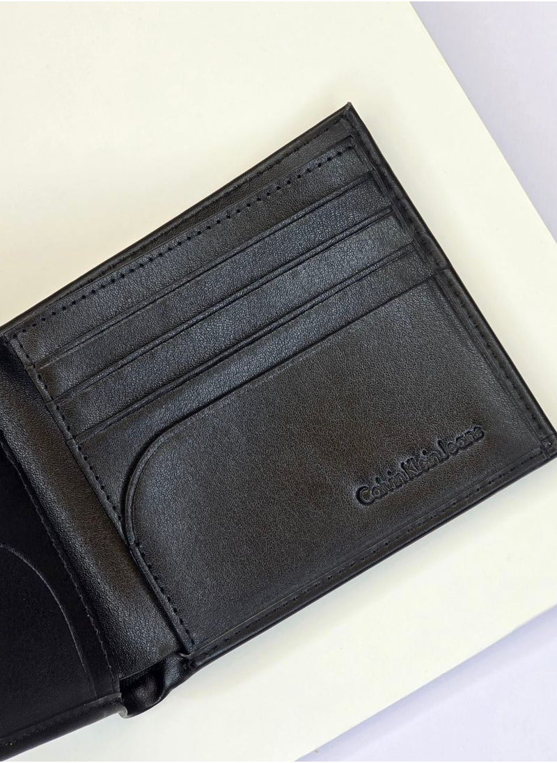 CALVIN KLEIN JEANS PLUS - Calvin Klein Black Wallet-Belt Set For Men - Image 1