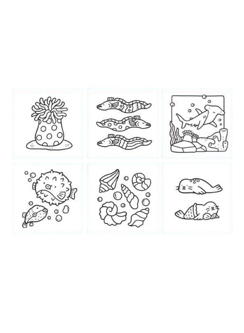 general Ocean Scene: Coloring Book for Adults and Kids, Bold and Easy Designs for Relaxation with Sea Life (Bold & Easy Coloring) - Image 2