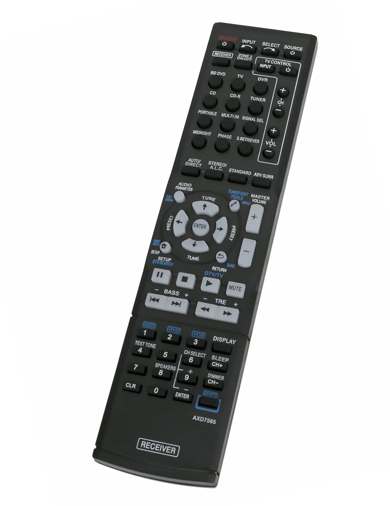Vinabty New AXD7565 Replace Remote fit for Pioneer VSX-324-K AXD7565 VSX-819H VSX-828-S VSX-921 Home Theater Audio Video Receiver System - Image 2