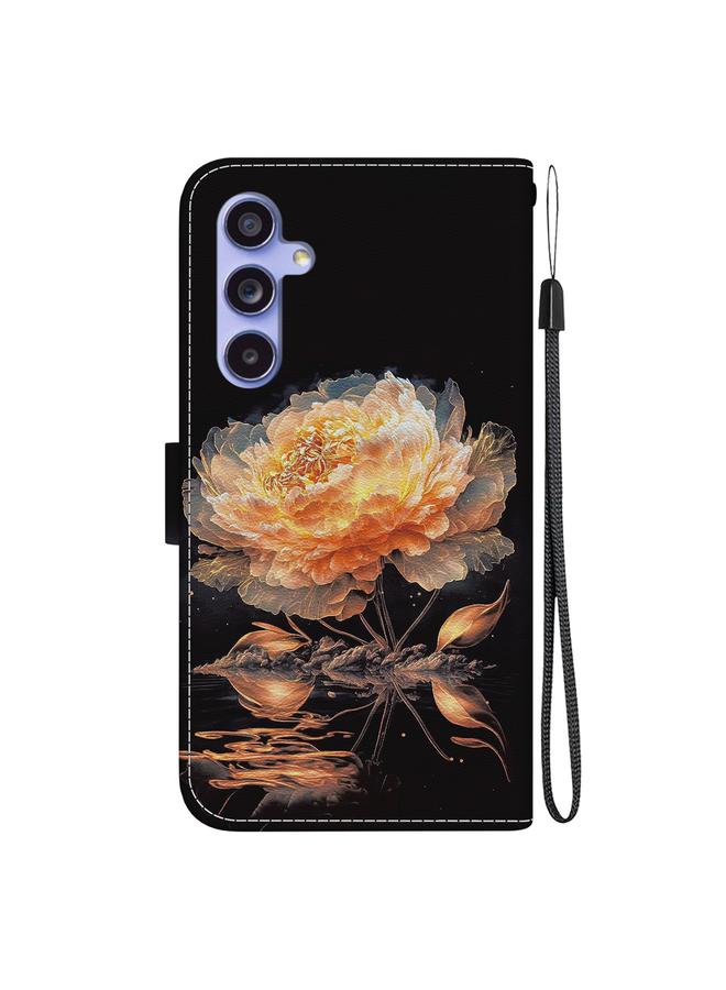 اس-توب جراب لهاتف Samsung Galaxy S23 FE 5G، جراب هاتف جلدي برسومات ملونة وملمس كريستالي - Image 3