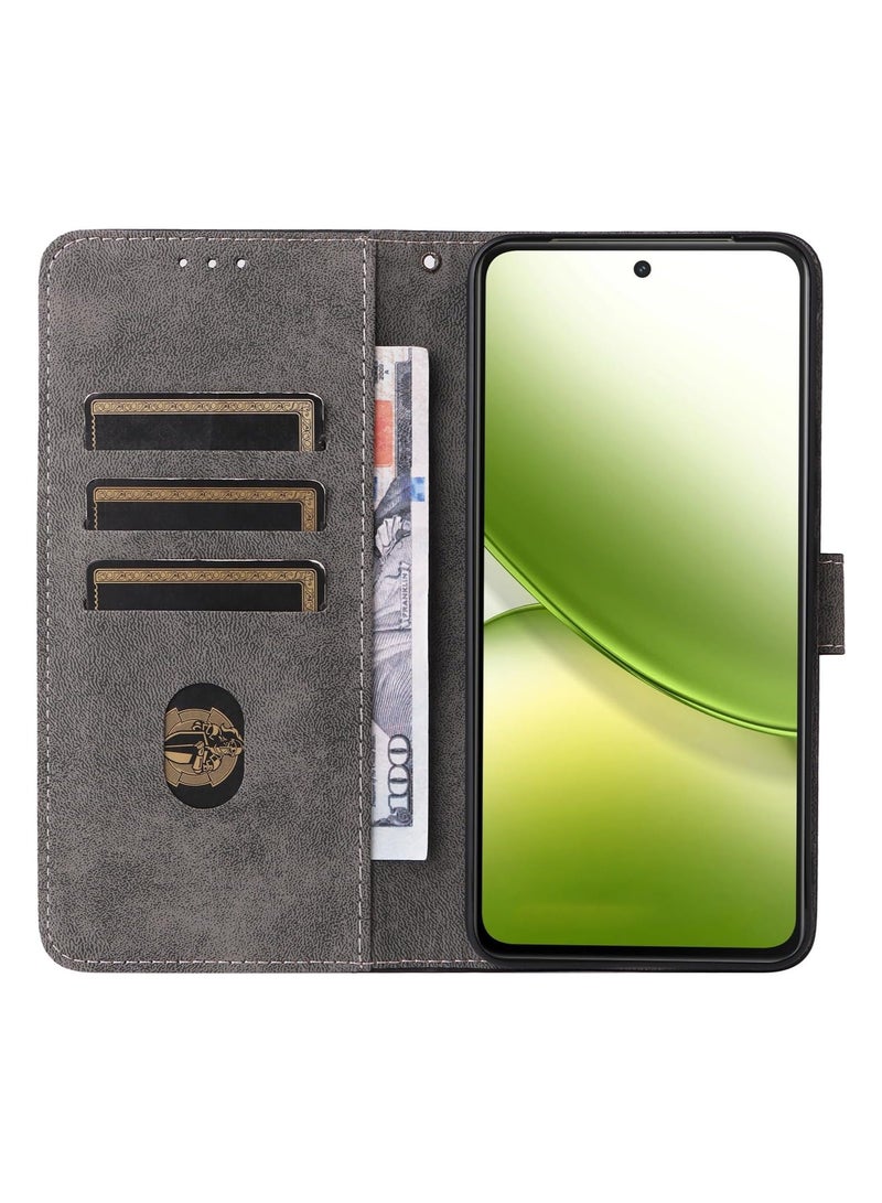 عام غطاء على شكل محفظة لـ Vivo Y400 4G/Y400 5G - بحامل بطاقات ائتمان [Credit Card Holder] وحماية من ترددات الراديو [RFID Blocking]، غطاء جلد PU قابل للطي - Image 4