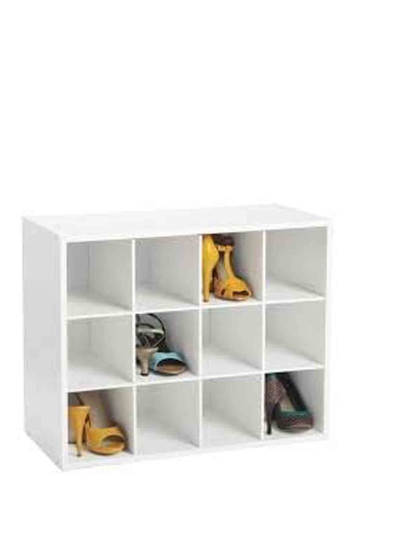Woplek Shoes Organizer Unit With Shelf 120x30x60 White