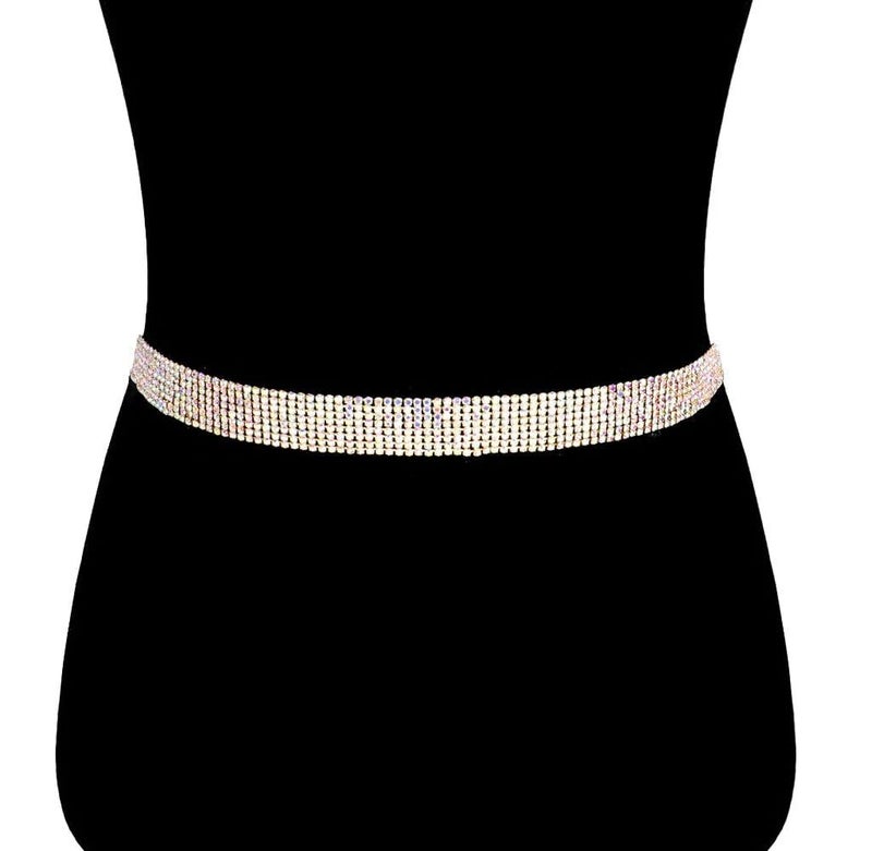 Generic Rhinestone Diamante Mesh Ribbon Trim Sparkling Crystals Decoration for Jewellery Making and Art Crafts Silver Diamond 24 LineX125 Meter  - Image 4