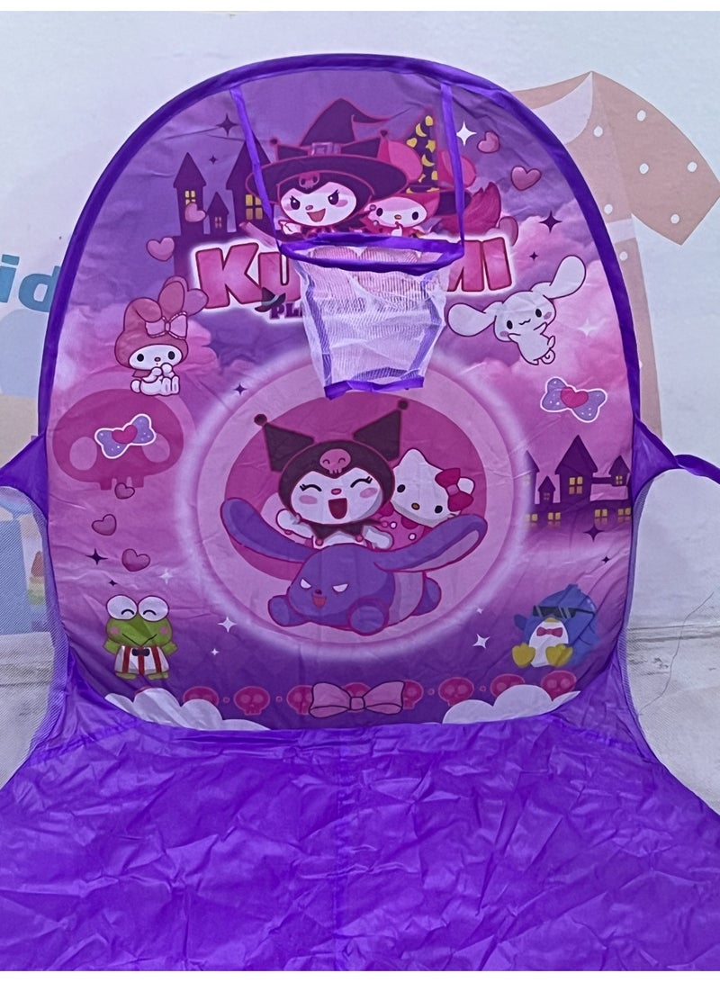 kuromi خيمة أطفال على شكل حوض كرات - لعبة مسلية للأولاد والبنات بدون كور - Image 3