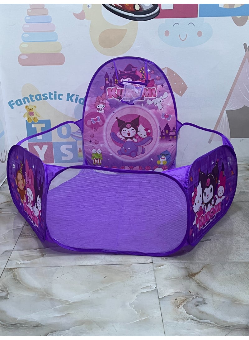 kuromi خيمة أطفال على شكل حوض كرات - لعبة مسلية للأولاد والبنات بدون كور - Image 2
