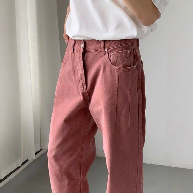Unisex Casual Daily Denim Jeans - Image 1