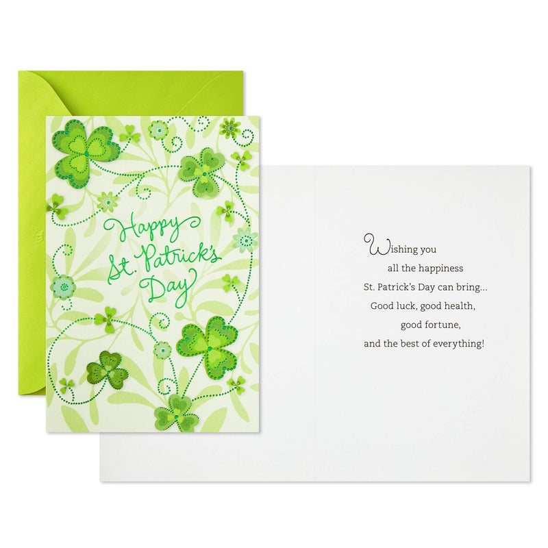 Hallmark Pack of St. Patricks Day Cards, Best of Everything (6 Cards with Envelopes) (599STH1004) - Image 2