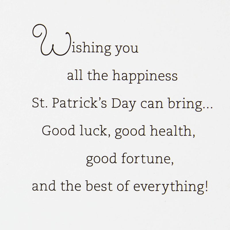 Hallmark Pack of St. Patricks Day Cards, Best of Everything (6 Cards with Envelopes) (599STH1004) - Image 3