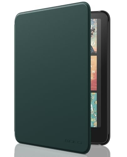MoKo Case for All-New 7" Kindle Paperwhite(12th Generation-2024) and Kindle Colorsoft Signature Edition 2024, Lightweight Shell Cover with Auto Wake/Sleep for Kindle Paperwhite 2024, Midnight Green - Image 1