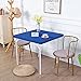JISEN JISEN Cocktail Square Table Top Cover Spandex Fitted Stretchable Tablecloth Topper Cap 34x34 Inch E-Royal Blue - Image 2