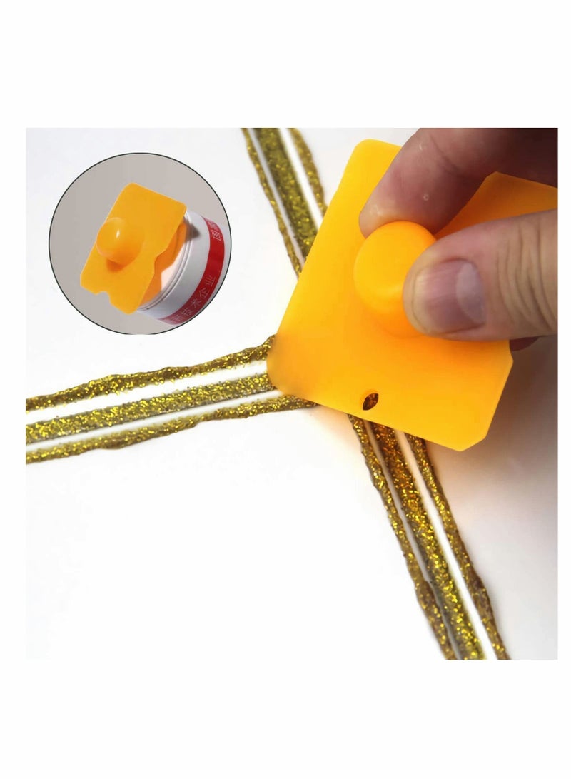 Y&D caulking tool, caulk remover, 5 in 1 tool kit, silicone and plastic Scraper for Kitchen, Bathroom, Window Sink Joint blue - Image 5