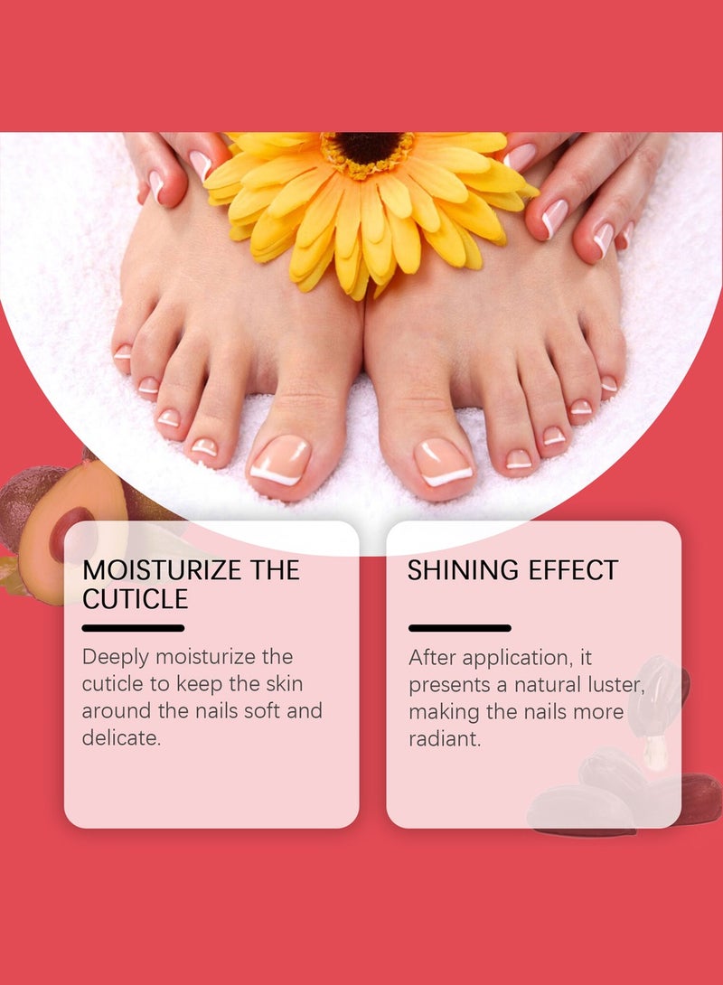  اوساورا قلم زيت بشرة الأظافر - 4 أقلام زيت بشرة - قلم زيت أظافر لتقوية الأظافر ونموها بزيت اللوز الحلو وزيت الجوجوبا للأظافر وزيت فيتامين إي للعناية بالأظافر - قلم زيت نمو الأظافر (4 قطع) - Image 3