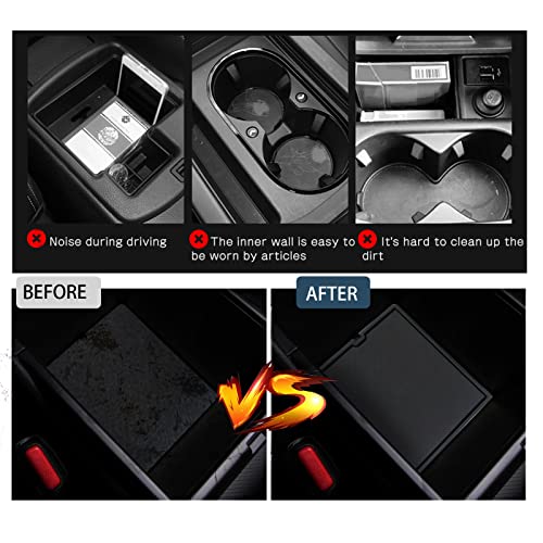 RUIYA 2024 Sportage Door Slot Mats,for Kia Sportage 2025 Accessories Center Console Liner Mats Compatible with 2023 2024 2025 Kia Sportage Hybrid/LX/EX/SX/X-Pro (14PCS/Sets) - Image 4