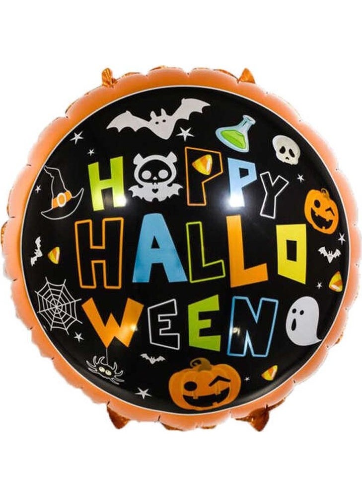 Happy Halloween Written Creepy Themed 45X45 cm Foil Balloon 1 Piece - pzsku/Z691CBD8DA6D3E6533B6EZ/45/_/1737382726/f69e49cb-b769-4d3d-bd8b-10e64cd3852c