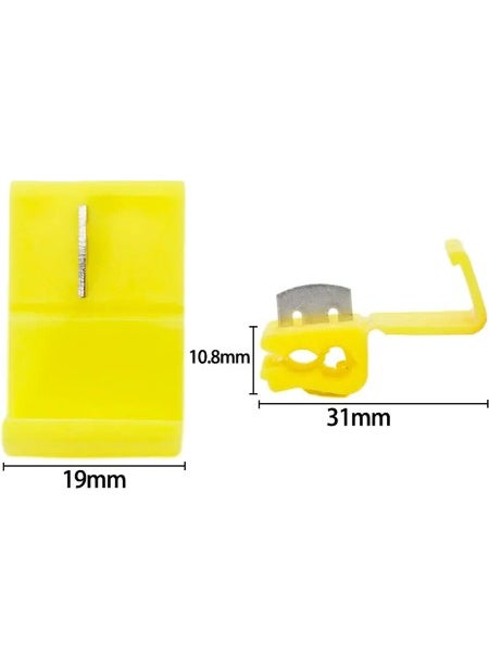 Area Elektronik Quick Cable Coupler (2.5mm²-6mm²) - Quick Terminal (10 Pieces-Yellow)  - Image 3