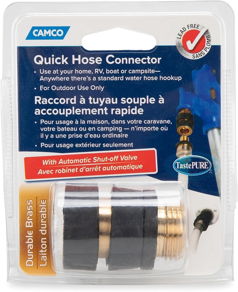 Camco Brass Quick Hose Connect - Image 3