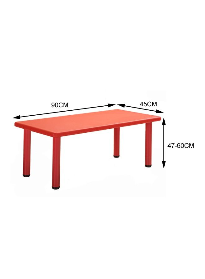 XIANGYU Kindergarten Red Square Table Early Teaching Children Learning Plastic Desks - Image 5