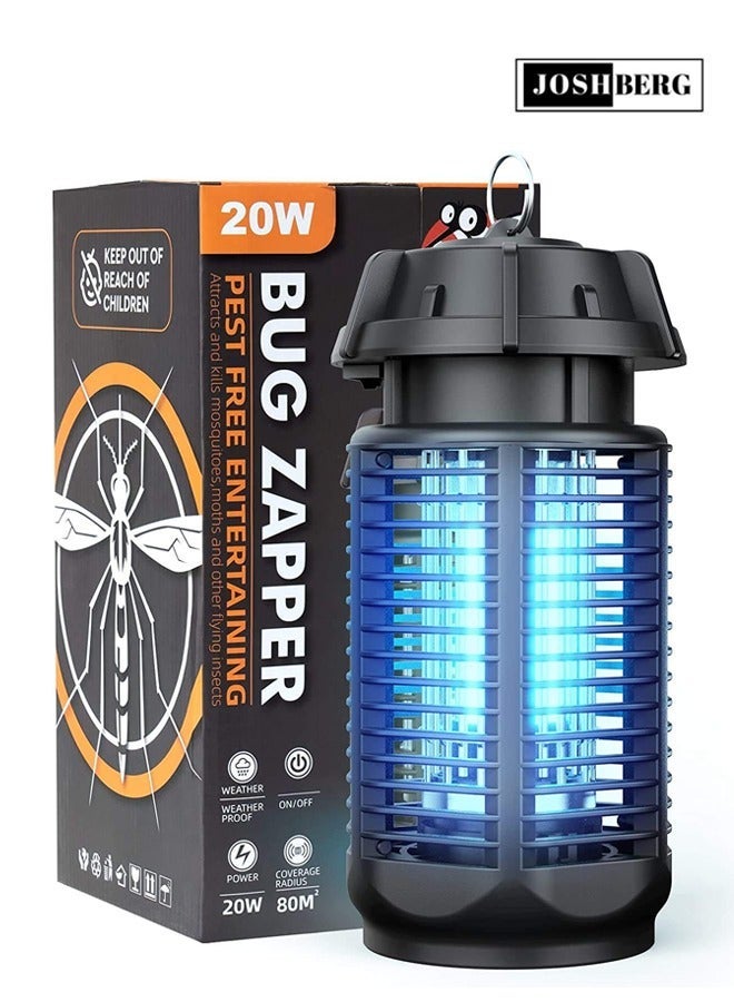 Joshberg Electric Mosquitos Zapper,3000V Outdoor & Indoor Flying Insect Killer,Waterproof Mosquito Killer Insect Zapper Fly Trap for Outside Patio Garden Backyard Home - Image 1