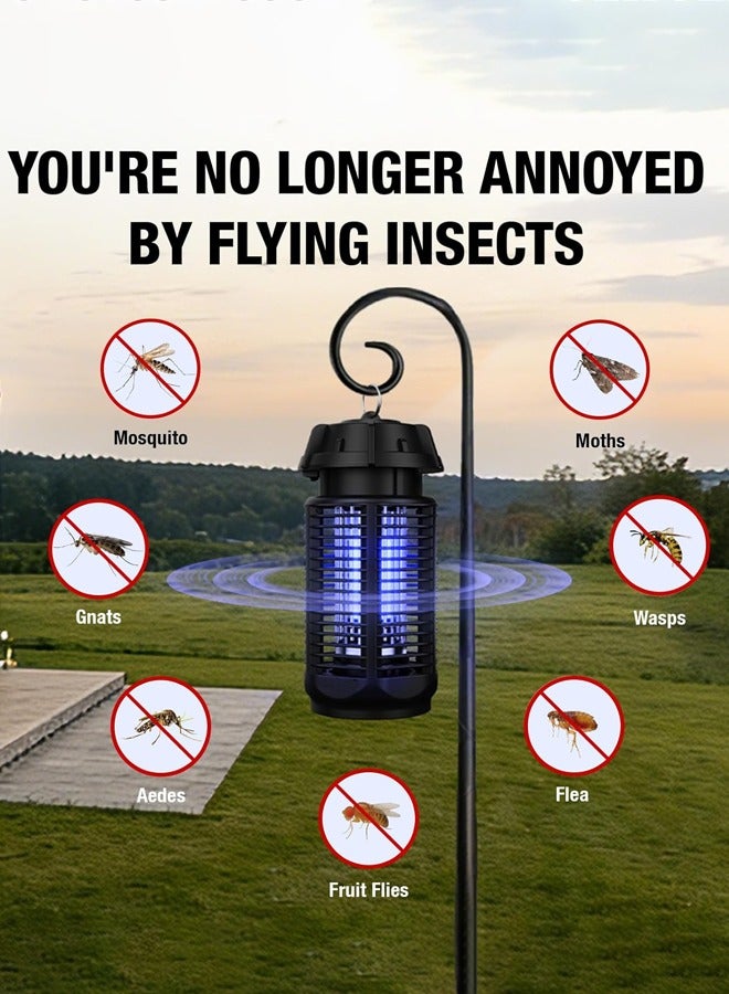 Joshberg Electric Mosquitos Zapper,3000V Outdoor & Indoor Flying Insect Killer,Waterproof Mosquito Killer Insect Zapper Fly Trap for Outside Patio Garden Backyard Home - Image 2