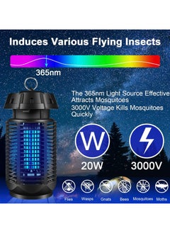 Electric Bug Zapper, Outdoor & Indoor Insect Killer with Switch – 3000V High Powered UV Light , IPX4 Waterproof Mosquito Repellent Outdoor, Fly Traps for  Home, Patio, Backyard, Camping - pzsku/Z691CFC901994C9751422Z/45/_/1718180282/c63e666a-79d1-4de3-8665-d3c2c0685f65