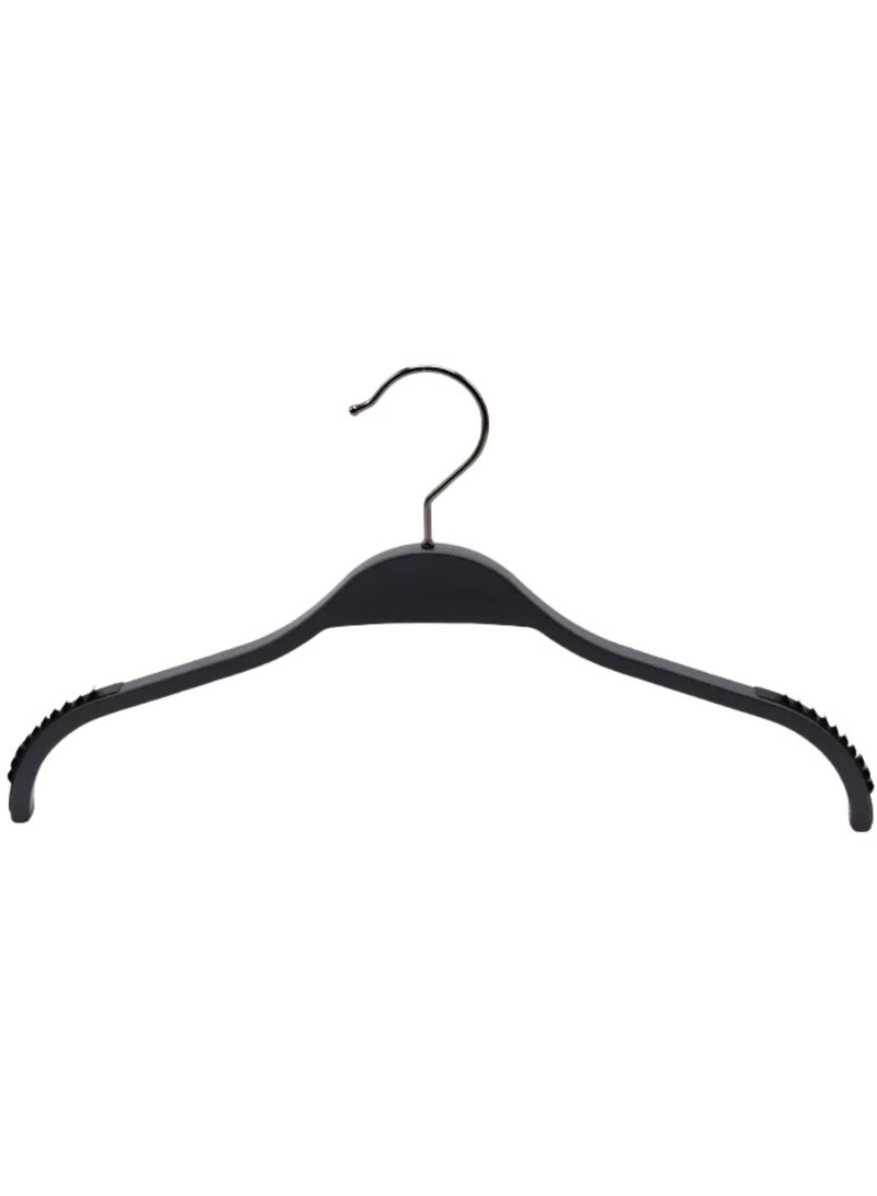 12pcs Non Slip Coat Hangers for Pants, Clothes Hangers Detachable 360° Swivel Hook, Space Saving Anti Slip Rubber Plastic Hangers, Clothing Hanger for Display Stores, Fashion, Trouser, Shirts 42x20 cm