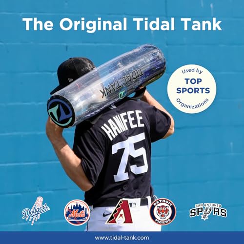 Tidal Tank Bulgarian WaterFilled Bulgarian Bag for Rotational Power Ox Bag for Explosive Strength Dynamic Training Adjustable Live Weight Workout Bag with App Video Library Access - Image 3