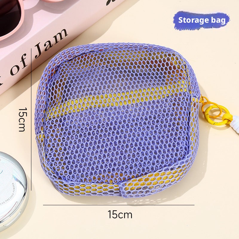 Lightweight Mesh Travel Cosmetic Bag - Large Capacity Organizer - Image 1