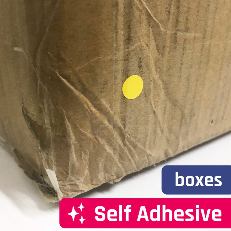 TownStix 3000 Pack, 0.375" Round Dot Stickers Circle Labels - Yellow - Image 4