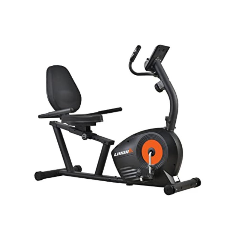 BC89033 Magnetic Static Bike with Rear Seat, Black - Image 4