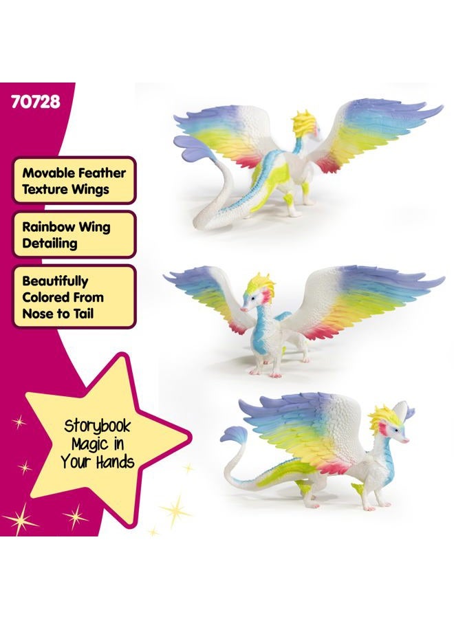 schleich 70728 BAYALA Rainbow Dragon Figurine for ages 5+, White - Image 2