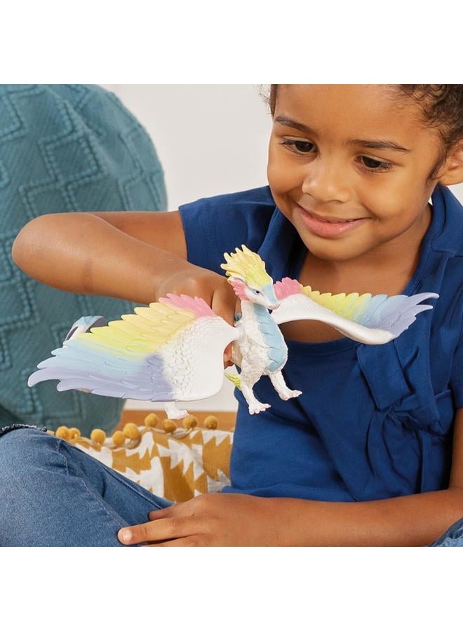 schleich 70728 BAYALA Rainbow Dragon Figurine for ages 5+, White - Image 3